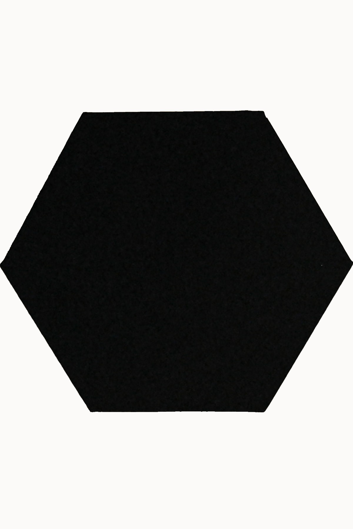 40x40 Cm Altıgen Tuval-Siyah (364 gr/m² - 2 Cm)