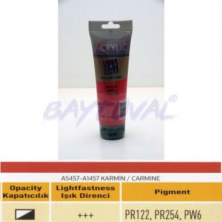 Colortone KARMİN (120 ML) Klasik Akrilik-A1457